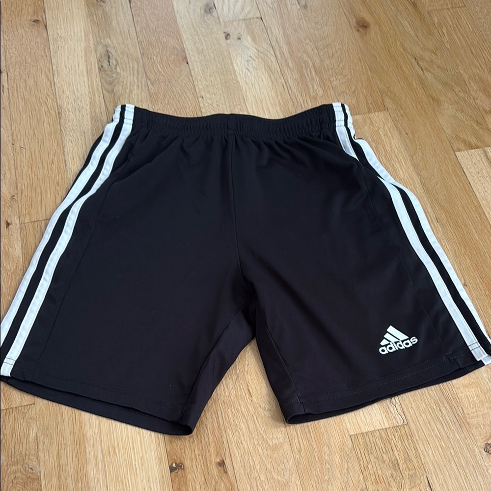 Adidas Boys Black Shorts Size M